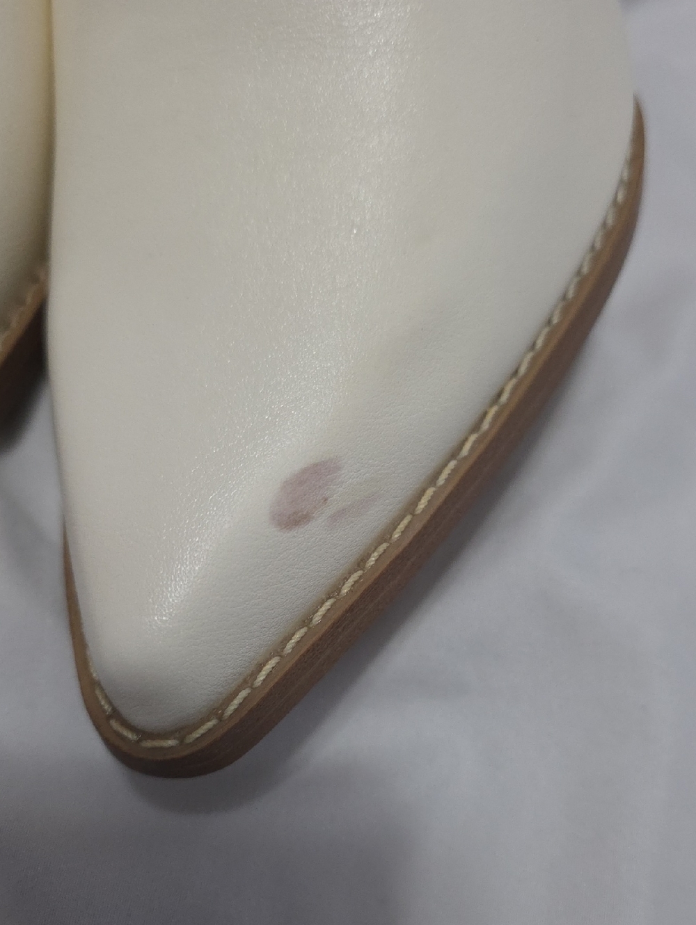 Women's Cream Western Mid-Calf Cowboy Boots - Picture 6 of 9